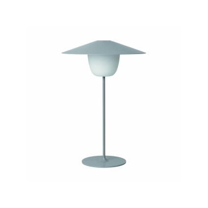 Lampe de table sans fil ANI L 49 cm, LED, gris chaud, Blomus