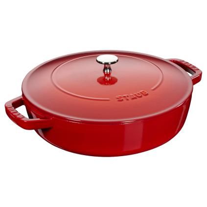 Faitout 28 cm, cerise, fonte, Staub