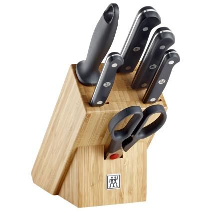 Bloc à couteau GOURMET, 7 pièces, bambou, Zwilling
