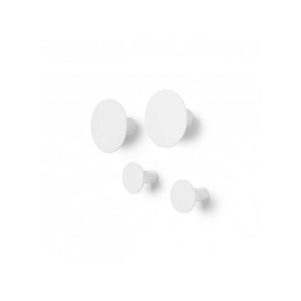 Patère PONTO, set de 4 pc, blanc, Blomus