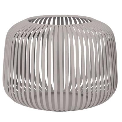 Lanterne LITO XS 10 cm, gris chaud, acier, Blomus