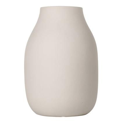 Vase COLORA L 20 cm, crème, Blomus