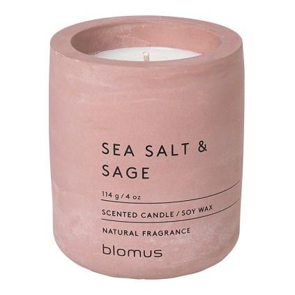 Bougie parfumée FRAGA, ⌀ 6,5 cm, Sel Marin & Sauge, Blomus