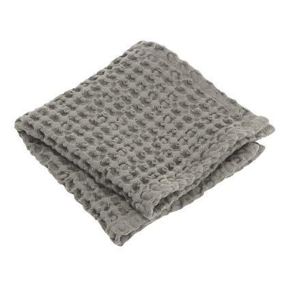 Serviette de toilette CARO 30 x 30 cm, taupe, Blomus