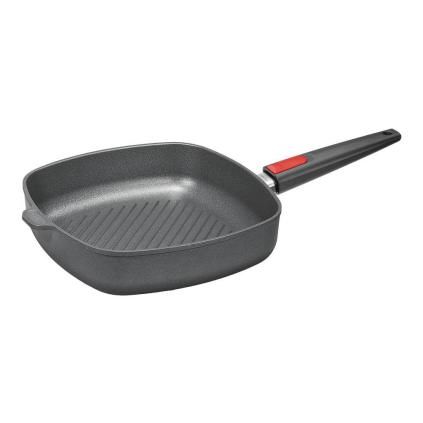 Gril TITANIUM NOWO 28 x 28 cm, pour induction, poignée amovible, WOLL
