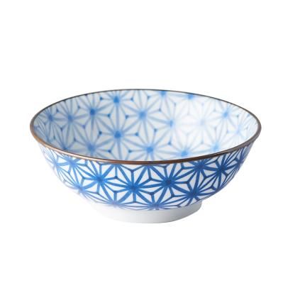 Bol STARBURST INDIGO IKAT 19,5 cm, 750 ml, MIJ
