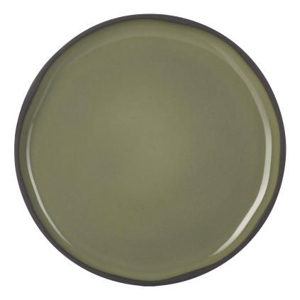Assiette mise en bouche CARACTERE 15 cm, kaki, REVOL