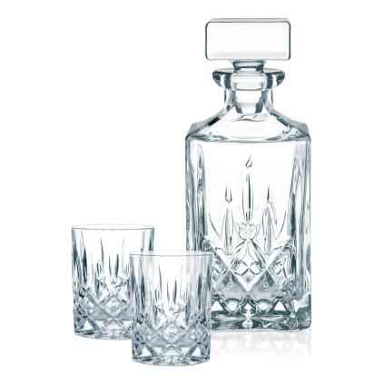 Set de verre et carafe à whisky NOBLESSE, 3 pièces, Nachtmann