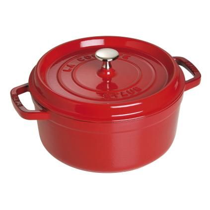 Faitout 20 cm, cerise, fonte, Staub