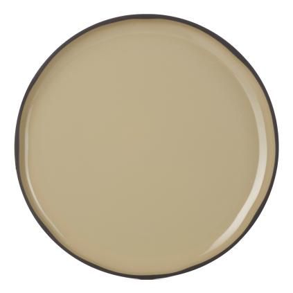 Assiette à dessert CARACTERE 21 cm, noix de muscade, REVOL