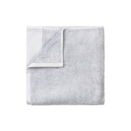 Serviette de bain RIVA 70 x 140 cm, gris clair, Blomus