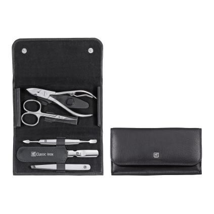 Set de manucure et pedicure CLASSIC INOX, set de 5 pc, avec pince, noir, ZWILLING