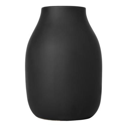 Vase COLORA L 20 cm, noir, Blomus