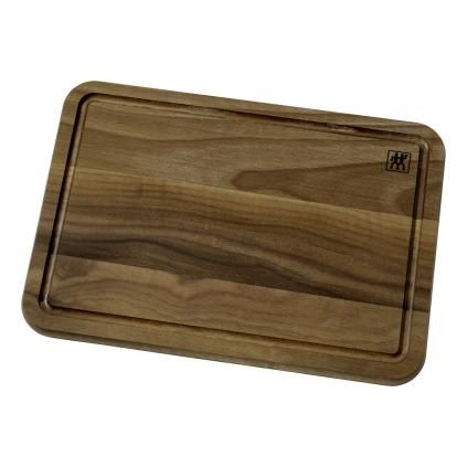 Planche à découper 25 x 35 cm, brun, bois de noyer, Zwilling