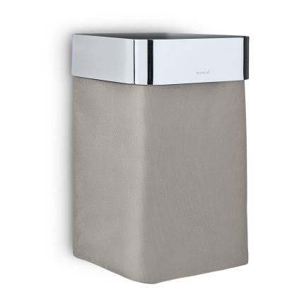 Mural corbeille pour les serviettes NEXIO brillant taupe Blomus