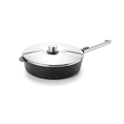 Sauteuse LOGIC PRO XR IND 28 cm, poignée amovible, WOLL