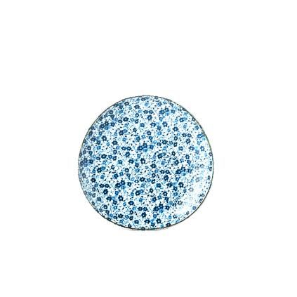 Assiette à dessert BLUE DAISY 19 cm, MIJ