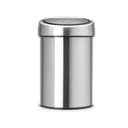 Poubelle à couvercle tactile TOUCH BIN 3 l, anti trdoigts, acier mat, Brabantia
