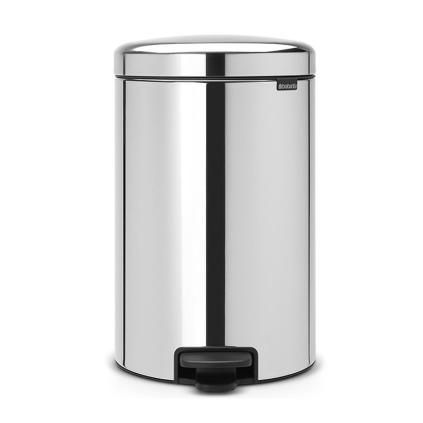 Poubelle à pédale NEWICON 20 l, acier brillant, Brabantia