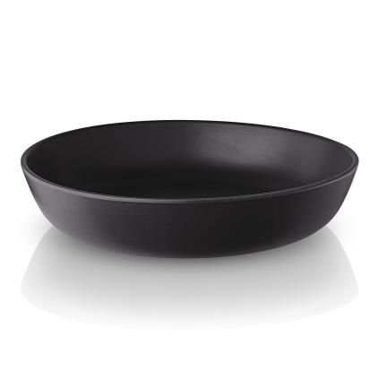 Assiette creuse NORDIC KITCHEN 20 cm, noir, grès, Eva Solo