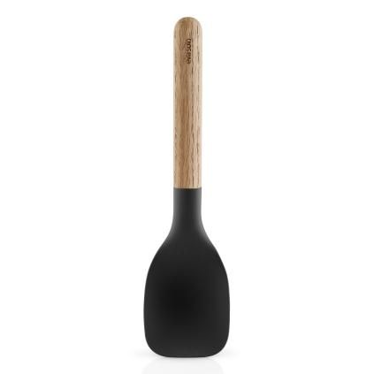 Cuillère de cuisine NORDIC KITCHEN 28 cm, silicone et chêne, Eva Solo