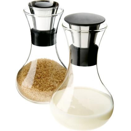 Set sucrier et crémier, verre, Eva Solo