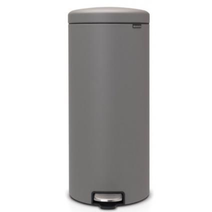 Poubelle à pédale NEWICON 30 l, gris minéral, Brabantia