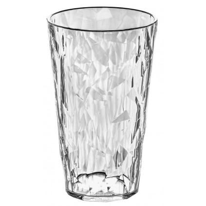 Verre haut en plastique CLUB L, 400 ml, crystal clear, Koziol