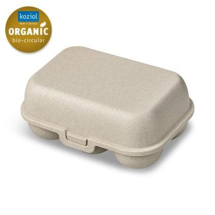 Boîte de rangement pour œufs EGGS TO GO MINI 17 cm, pour 6 œufs, soleil naturel du désert, Koziol