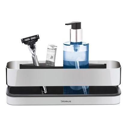 Étagère de salle de bain NEXIO, 25 cm, murale, acier inoxydable poli, Blomus