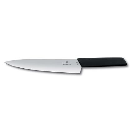 Couteau de chef SWISS MODERN 22 cm, noir, Victorinox