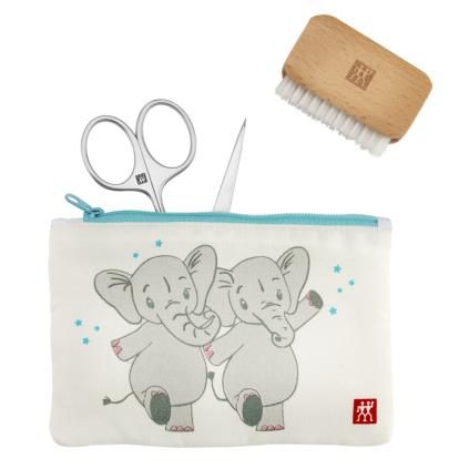 Kit de manucure pour enfants BT TWINOX, 3 pièces, éléphant, Zwilling