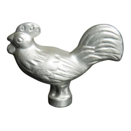 Poignée de couvercle ROOSTER, argent, Staub