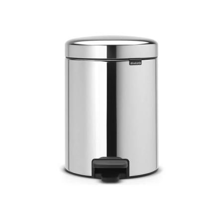 Poubelle à pédale NEWICON 5 l, acier brillant, Brabantia