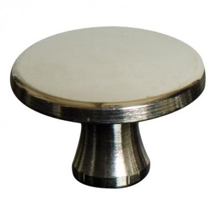 Poignée ronde pour couvercle nickelé grand, Staub
