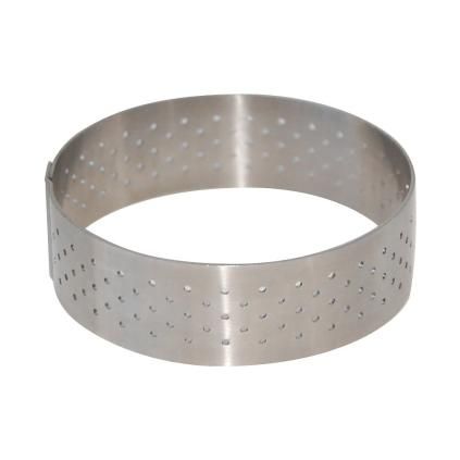 Cercle à gâteau 5,5 cm, rond, haut, acier inoxydable, de Buyer
