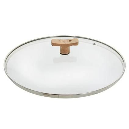 Couvercle de poêle / marmite 28 cm, avec manche en bois, de Buyer