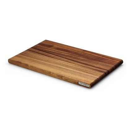 Planche à découper 36 x 23 cm, brun, bois, Continenta