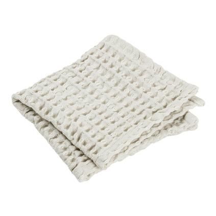 Serviette de toilette CARO 30 x 30 cm, crème, Blomus