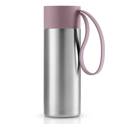 Mug de voyage TO GO 350 ml, couvercle rose, acier inoxydable, Eva Solo