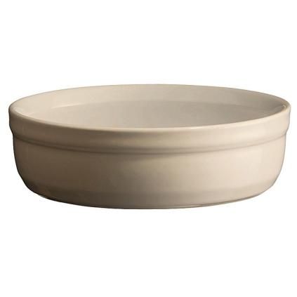 Plat à crème brulée 12 cm, crème, argile, Emile Henry