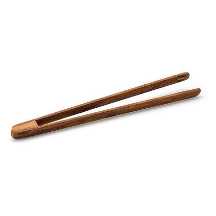 Pince à servir 40 cm, marron, bois, Continenta