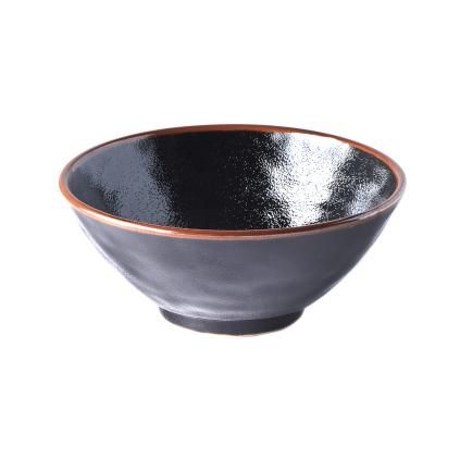Bol TENMOKKU 20 cm, 800 ml, noir, céramique, MIJ