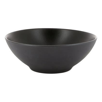 Assiette creuse EQUINOXE 15 cm, noir mat, REVOL