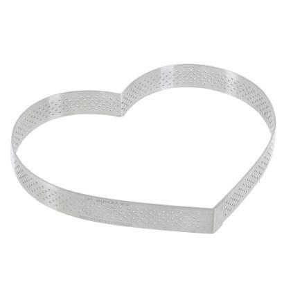 Cercle de cuisson 18 cm, en forme de cœur, en acier inoxydable, de Buyer
