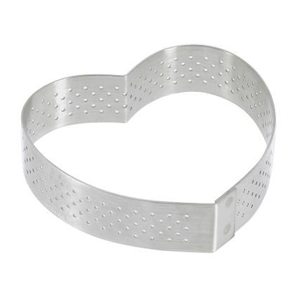 Cercle de cuisson 8 cm, en forme de cœur, en acier inoxydable, de Buyer