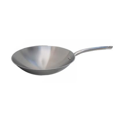 Wok PRIM'APPETY 36 cm, inox, de Buyer