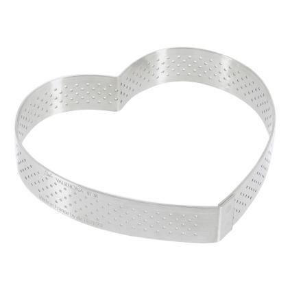 Cercle de cuisson 12 cm, en forme de cœur, en acier inoxydable, de Buyer
