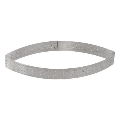 Cercle de cuisson 12 cm, en forme de trapèze, en acier inoxydable, de Buyer