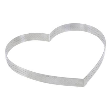 Cercle de cuisson 22 cm, en forme de cœur, en acier inoxydable, de Buyer